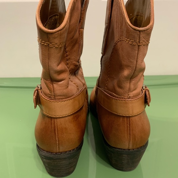 Franco Sarto Waco Camel Brown Leather Western Cowboy Boot Women’s Size 8 - Picture 5 of 8